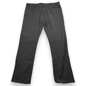 Jachs New York Mens Gray Straight Fit Flex Waistband 5-Pocket Pants 40x32 NEW